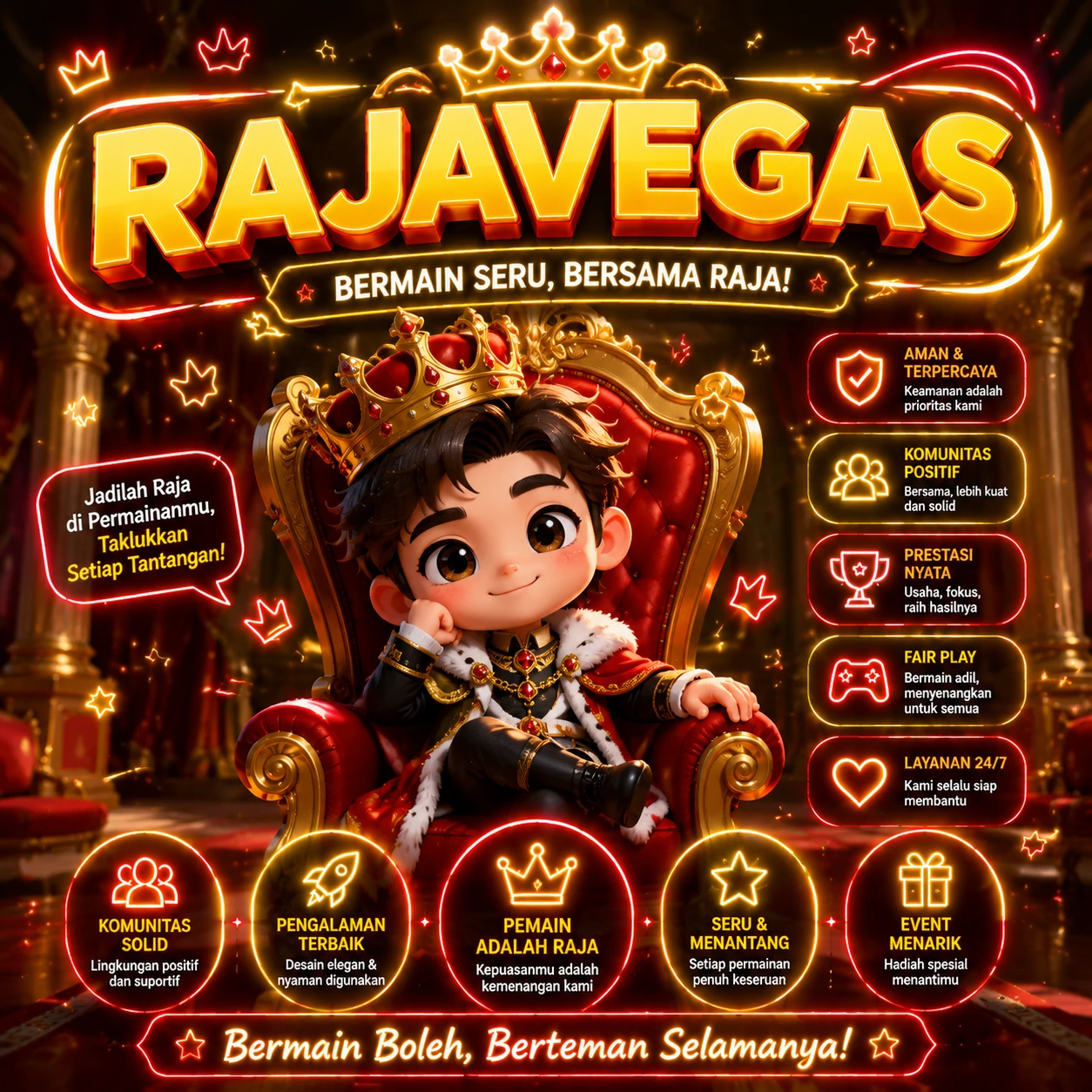 Banner RAJAVEGAS – Platform Hiburan Digital